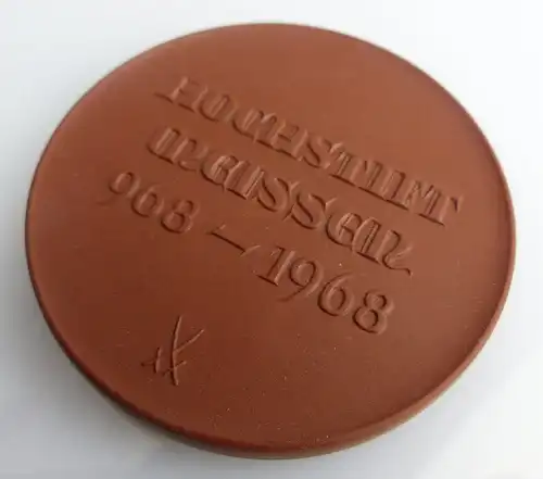 Meissen Medaille Hochstift Meissen 968-1968 Orden1989