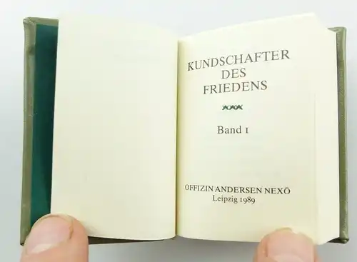 #e5873 Minibuch: Kundschafter des Friedens Band I Offizin Andersen Nexö Leipzig