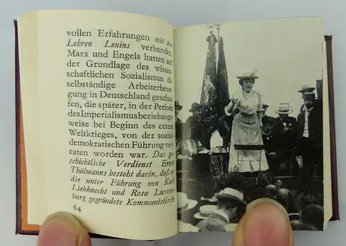 Minibuch: Walter Ulbricht, Gegen Imperialismus und Krieg 1981 Offizin, Buch1642
