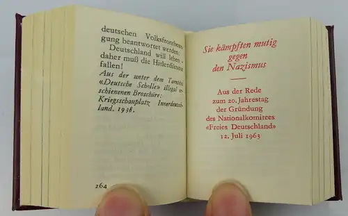 Minibuch: Walter Ulbricht, Gegen Imperialismus und Krieg 1981 Offizin, Buch1642