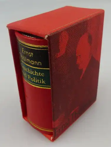 Minibuch: Ernst Thälmann, Geschichte und Politik 1978 Offizin Andersen, Buch1641