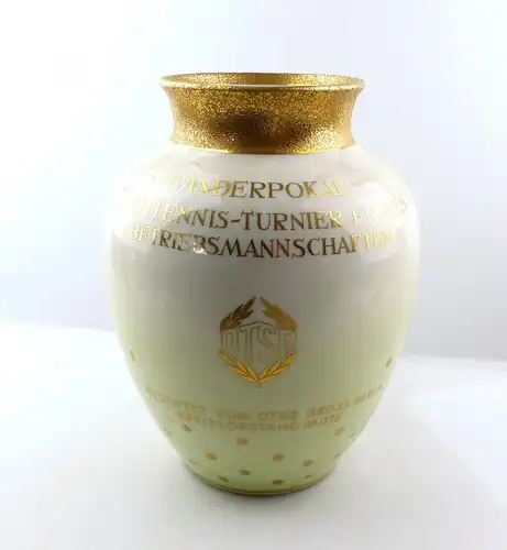 e9576 Wanderpokal Vase Tischtennis Turnier Frauen Betriebsmannschaften DTSB 1958