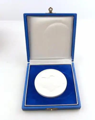 #e7934 Meissen Medaille Mukran - Klaipeda Eisenbahnfährverbindung
