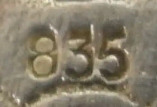 alter Andenkenlöffel in 835 (Ag) Silber: Hameln