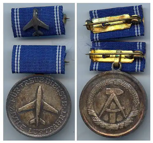 Medaille für treue Dienste der zivilen Luftfahrt Silber