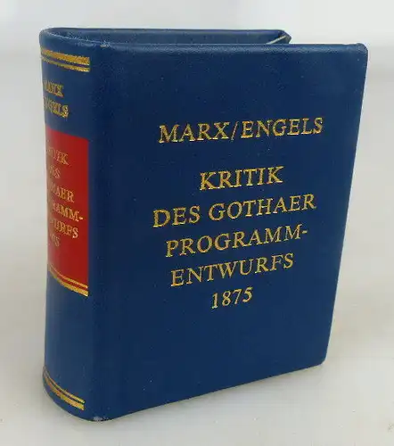 Minibuch: Marx Engels Kritik des Gothaer Programmentwurfes 1875, Buch1485