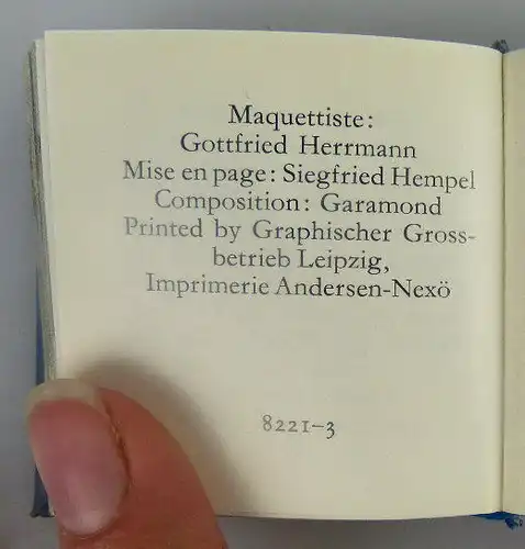 Minibuch Weltumflug UDSSR DDR in französisch 1979 Buch1459