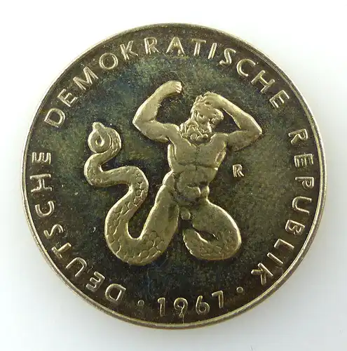 #e3087 Medaille Staatliche Museen Berlin Pergamonaltar DDR 1967