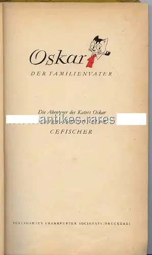 Kindergeschichte: Oskar der Familienkater mit lustigen Bildern von Cefischer