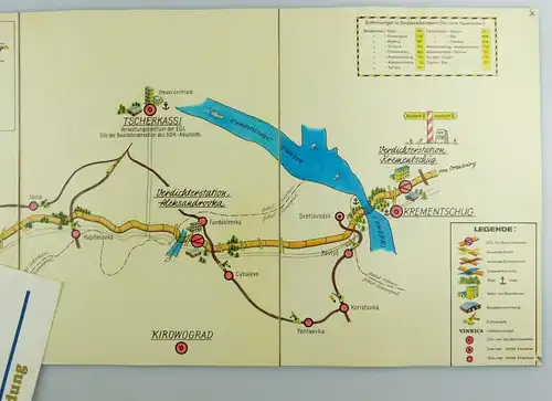 #e6668 Karte Erdgasleitung Orenburg-Ushgorod + Einladung & Programmübersicht