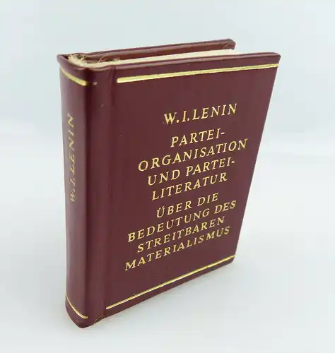Minibuch: W.I. Lenin Parteiorganisation und Parteiliteratur e354