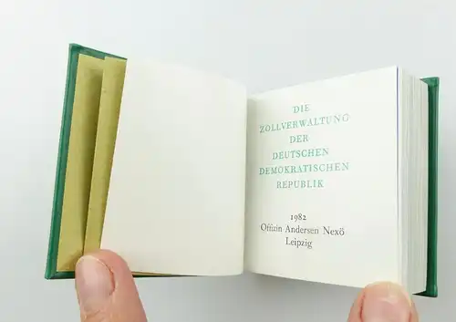 #e5437 Minibuch: Zollverwaltung der DDR Offizin Andersen Nexö