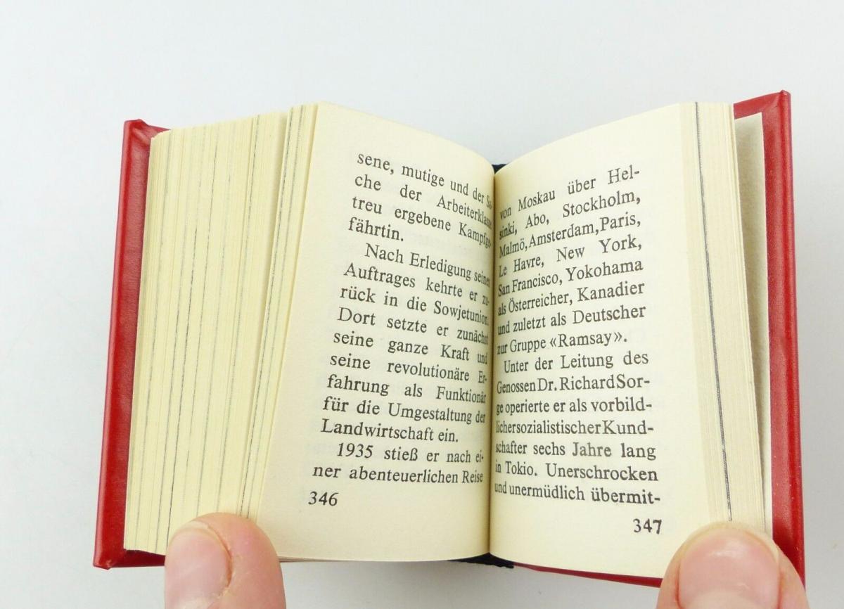 E5434 Minibuch Max Chrisiansen Clausen Der Funker Dr Richard Sorges Nr 302184653632 Oldthing Varia