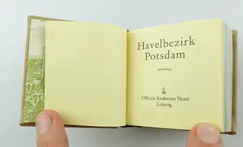 #e5433 Minibuch: Havelbezirk Potsdam Offizin Andersen Nexö Leipzig