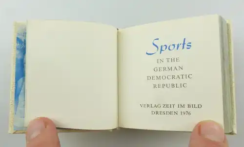 #e5432 Minibuch: Sport in der DDR / sports in the GDR Verlag Zeit im Bild