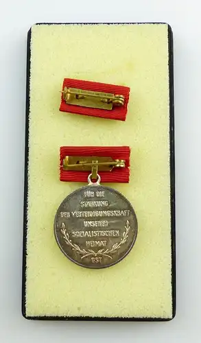 #e5416 DDR GST Ernst Schneller Medaille in Silber mit Etui vgl. Band I Nr. 7 f