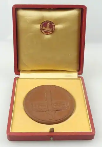 e12066 Meissen Medaille 10 Jahre Demokratisches Berlin Erfolgreiche Mitarbeit