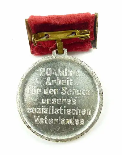 #e6297 Jubiläumsmedaille der DDR: 20 Jahre GST vgl. Band VII Nr. 51 verl. 1972