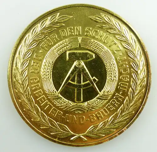 Medaille: Technische Unteroffiziersschule Erich Habersaath goldfarben e1582