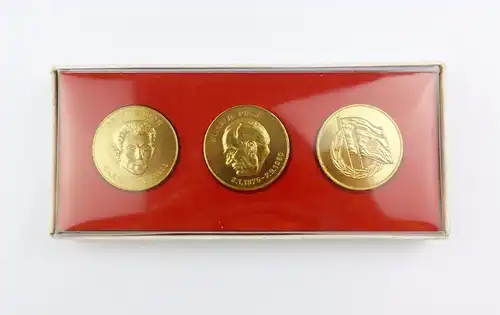 #e7336 3 Medaillen: Baron,Pieck Zentralvorstand deutsch-sowjetische Freundschaft