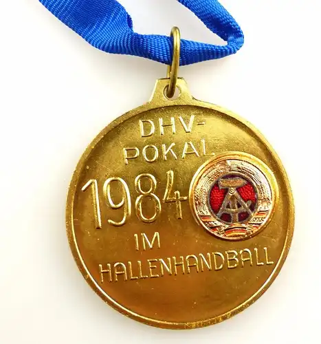 #e4158 DDR Medaille DHV Pokal 1984 im Hallen Handball