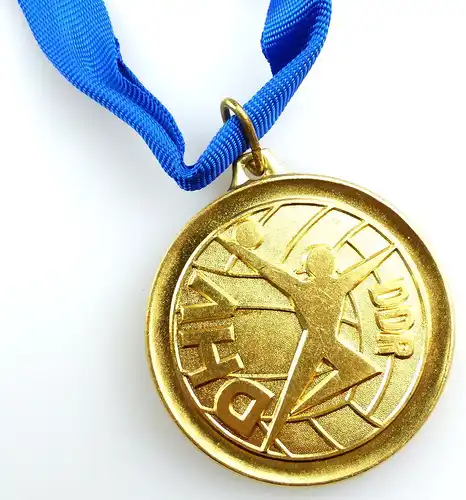 #e4158 DDR Medaille DHV Pokal 1984 im Hallen Handball