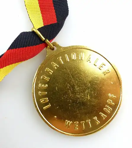 #e5604 Medaille Flugmodellsport Internationaler Wettkampf in Gold