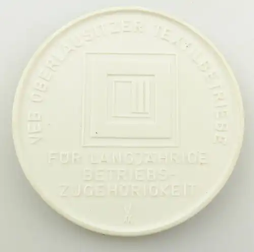 e12085 Meissen Medaille VEB Oberlausitzer Textilbetriebe erwiesene Betriebstreue