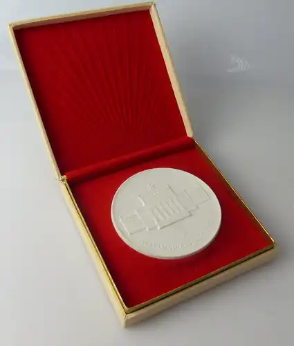 Meissen Medaille  40 Jahre VE AHB Holz und Papier  Berlin  r276