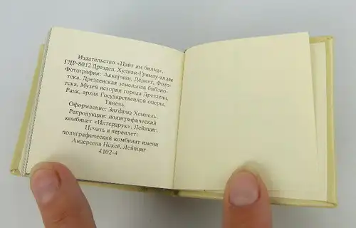Minibuch Dresdner Oper russische Ausgabe bu0763