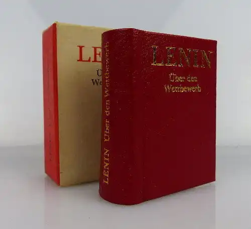 Minibuch: W. I. Lenin - Über den Wettbewerb Offizin Andersen Nexö bu0288