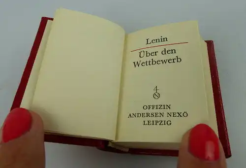 Minibuch: W. I. Lenin - Über den Wettbewerb Offizin Andersen Nexö bu0288