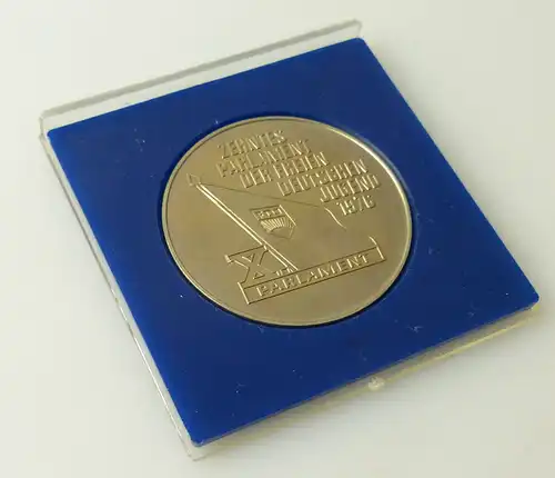 Medaille Zehntes Parlament der Freien Deutschen Jugend 1976 r420