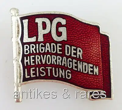 Abzeichen LPG Brigade der hervorragenden Leistungen TOP Zustand