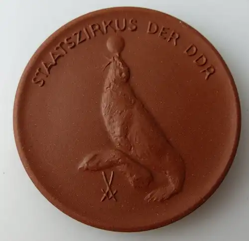 Meissen Medaille: Paul Busch 1850-1927, Staatszirkus der DDR, Orden2647