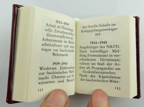 3 Minibücher: Aktivisten der 1. Stunde 1989 anläßlich 40. Jahrestag de, Buch2520