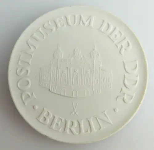 Meissen Medaille: Postmuseum der DDR Berlin Fernsprechapparat 1906, Orden2640