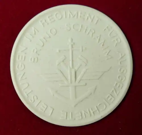 Meissen Medaille Bruno Schramm im Regiment für ausgez. Leistungen, Orden1478