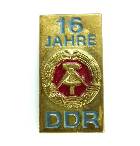 #e2373 Abzeichen 16 Jahre DDR vgl. Band IV S.176, Nr.1931a