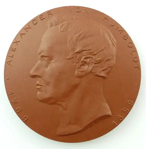 #e3757 Meissen Medaille Humboldt Akademie der Wissenschaften der DDR Berlin 1984