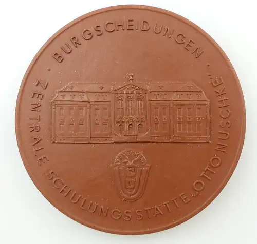 #e3756 Meissen Medaille Burgscheidungen Schulungsstätte Otto Nuschke CDU