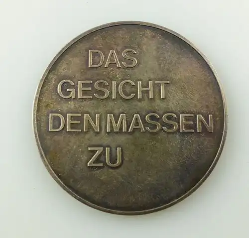 e12153 Versilberte Medaille Hans Otto 1900 bis 1933 das Gesicht den Massen zu