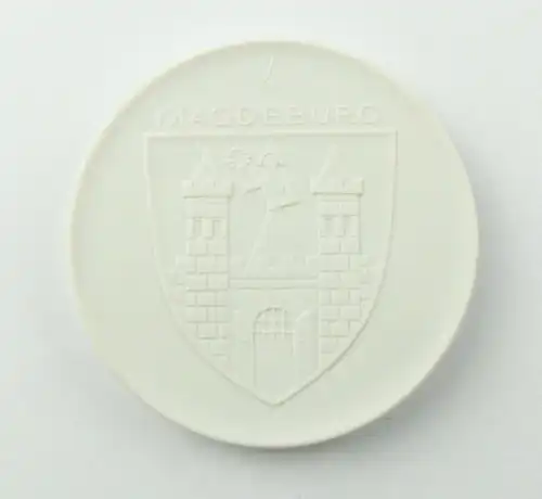 e12149 Meissen Medaille Technische Universität Otto von Guericke Magdeburg weiß