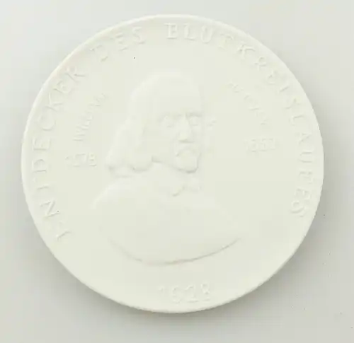 e12133 Meissen Medaille Entdecker des Blutkreislaufes William Harvey DRK DDR
