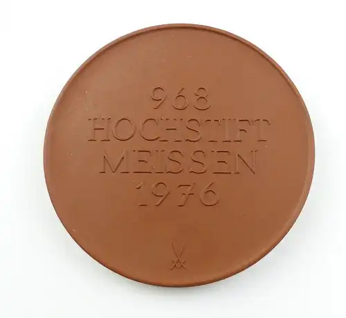 e12129 Meissen Medaille Hochstift Meissen 1976 Böttger Steinzeug