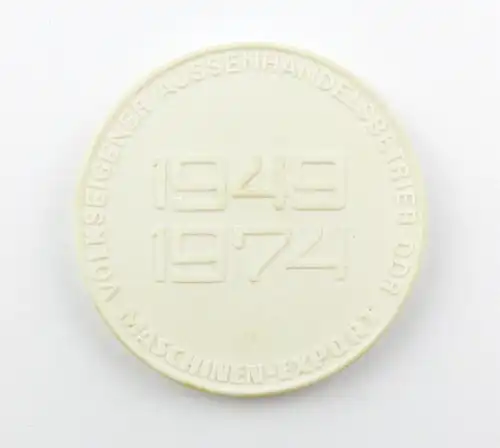 e12126 Meissen Medaille Volkseigener Außenhandelsbetrieb DDR Maschinenexport