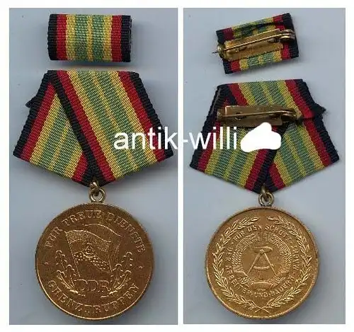 DDR Medaille für treue Dienste in den Grenztruppen Gold