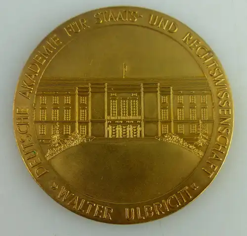 Medaille Walter Ulbricht Deutsche Akademie für Staats und Rechtswissens