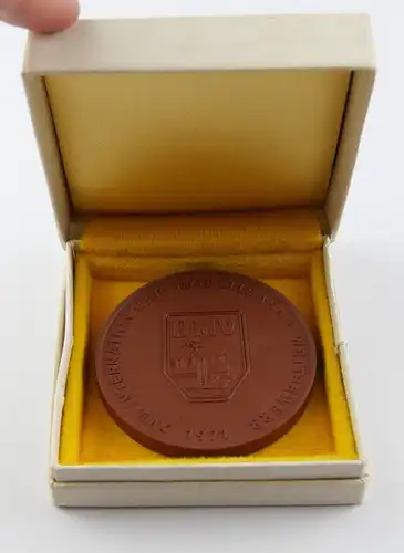 e12256 Meissen Medaille XVIII Internationaler Modellbahn Wettbewerb DMV 1971