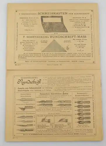 e12228 2 original Hefte Rundschift Schulausgabe von ca 1915 Lehrhefte